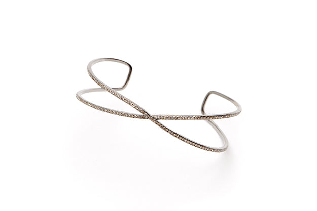 Equis Bracelet with Diamonds