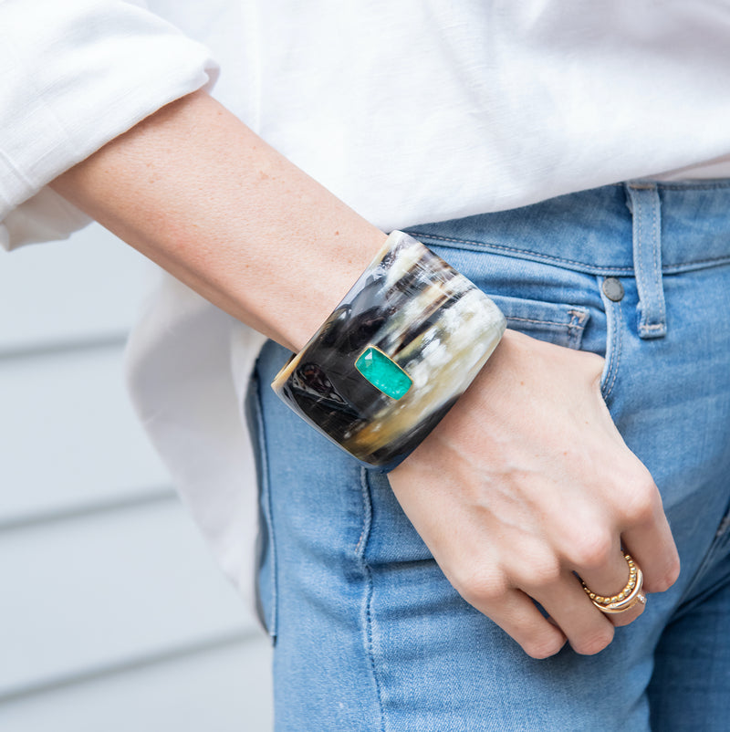 Horn on sale cuff bracelet