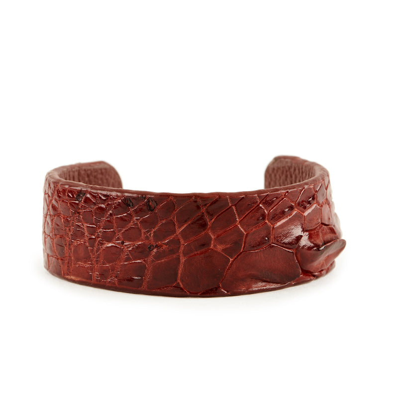 Medium Crocodile Cuff