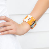 Lacquer Horn H Stretch Bracelet0