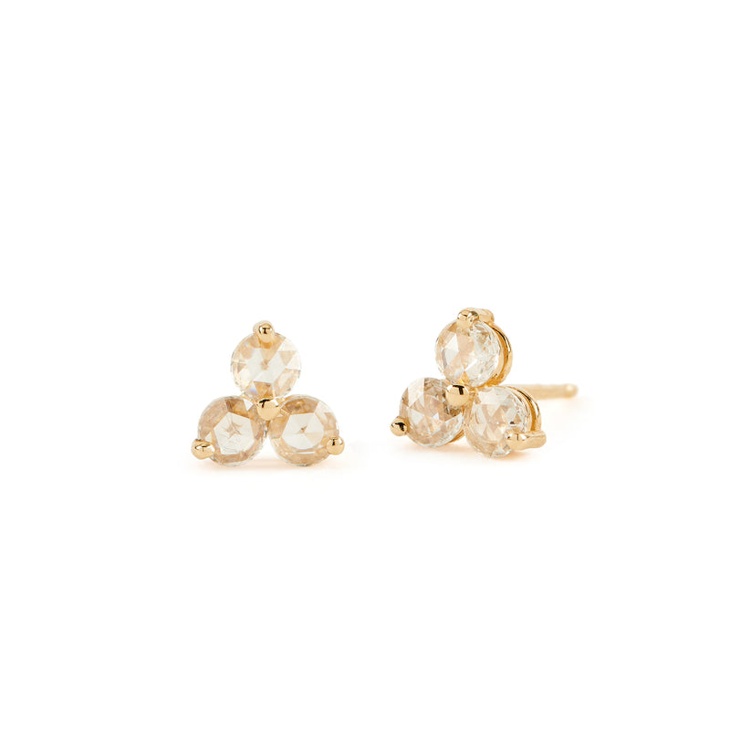 Small Diamond Trio Studs