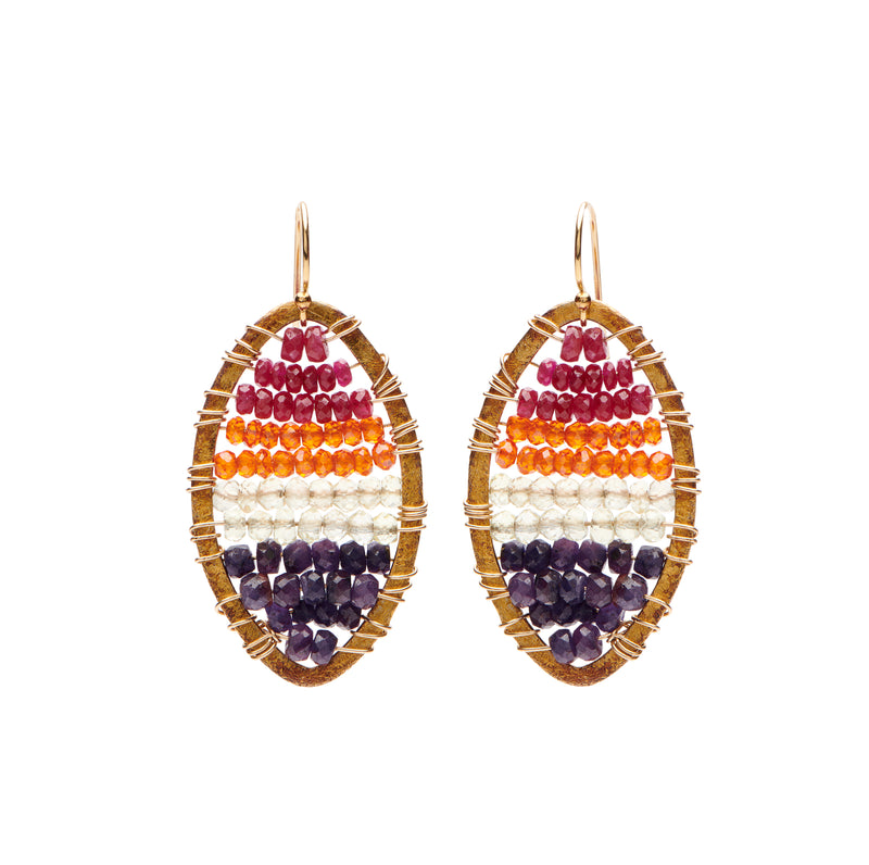 Tequila Sunrise Earrings