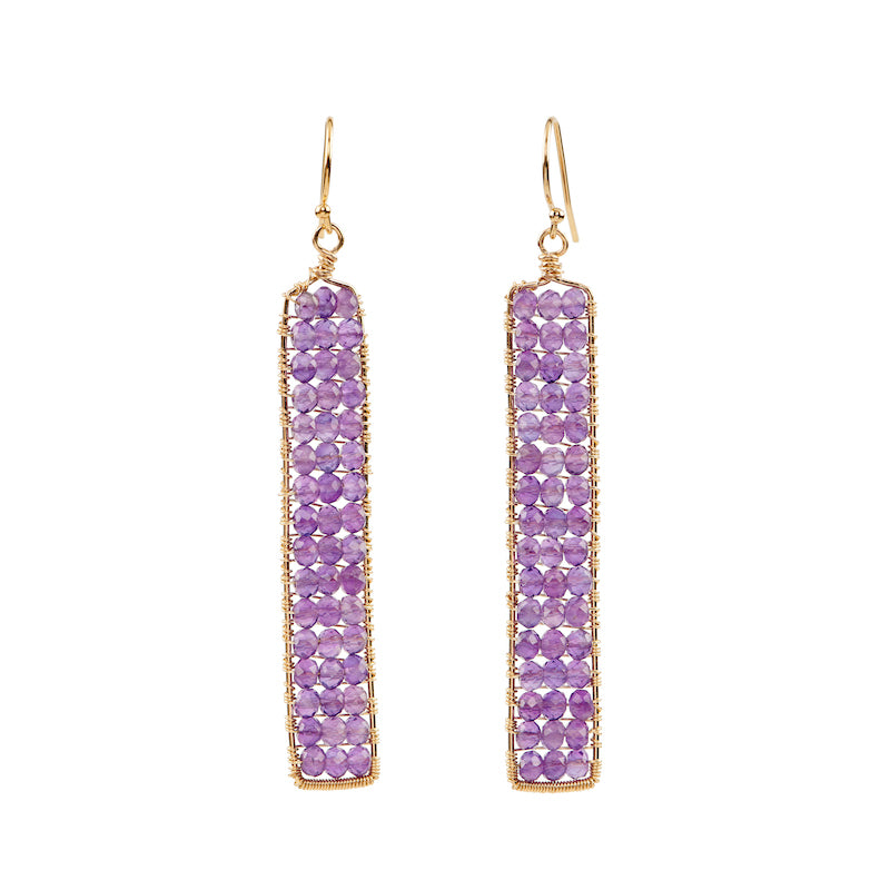 Catalina Earrings - Amethyst