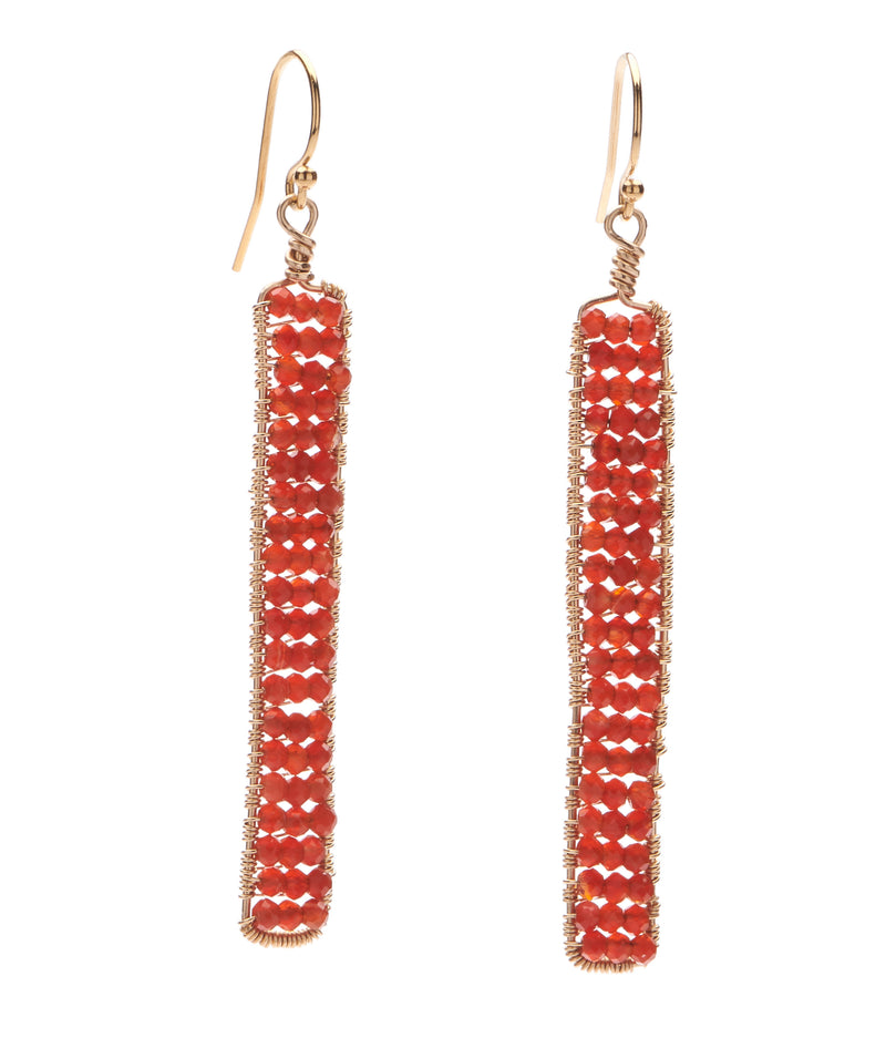 Catalina Earrings - Carnelian