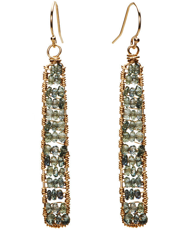 Catalina Earring - Green Sapphires