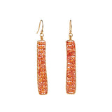 Catalina Earring - Orange Sapphires