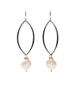 Aspen Earrings - Coin Pearl