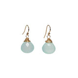 Simple Drop Earrings - Peruvian Opal