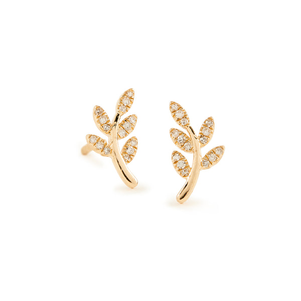 Diamond Vine Earrings