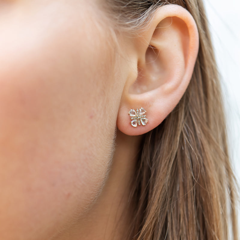 Christoff Earrings - Diamonds