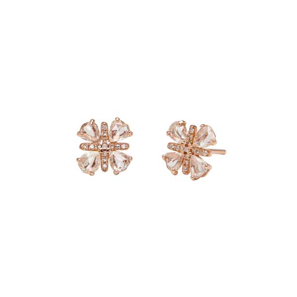 Christoff Earrings - Diamonds