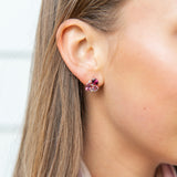Candy Earrings - Pink Tourmaline