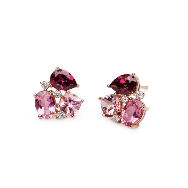 Candy Earrings - Pink Tourmaline