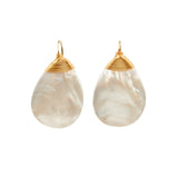 Simple. Chic. Beautiful. These mother of pearl earrings are a classic design - perfect to throw on with your favorite Summer dress or shorts and a fun top. Getting married soon? These also look lovely as bridesmaid gifts - they will look great in photos and they're a gift that your girls are sure to wear for years to come!