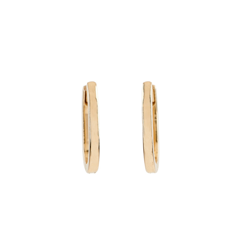 Paperclip Hoop Earrings
