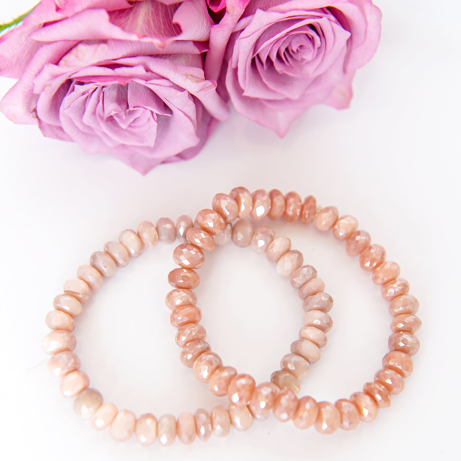 Napa Valley Bracelet Pink Moonstone Andrea Montgomery Designs