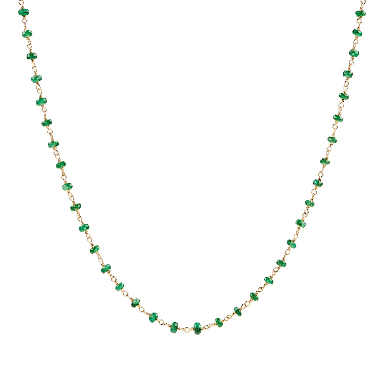 Simplicity Necklace - Emerald – Andrea Montgomery Designs