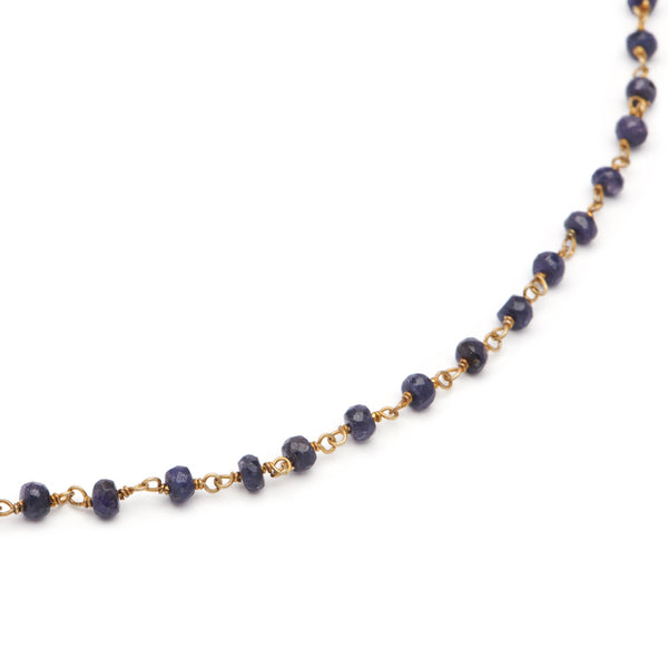 Simplicity Necklace - Blue Sapphire
