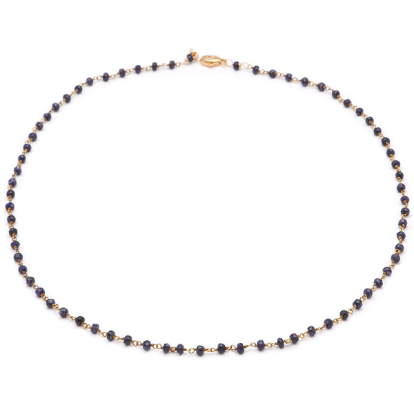 Simplicity Necklace - Blue Sapphire