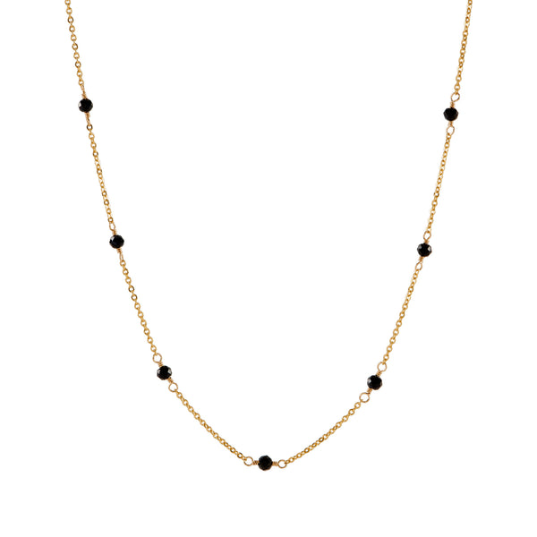 Station Necklace - Blue Sapphire