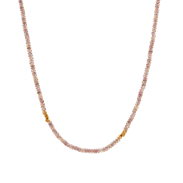 Champagne Sapphire Necklace