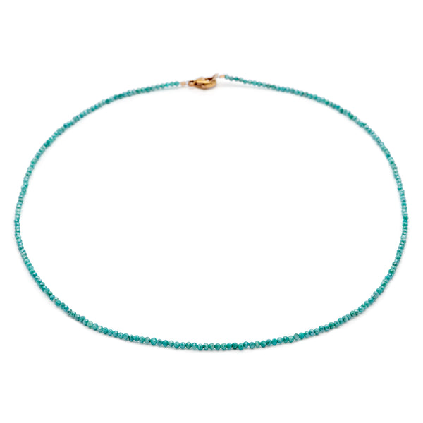 Town Necklace - Turquoise Moonstone