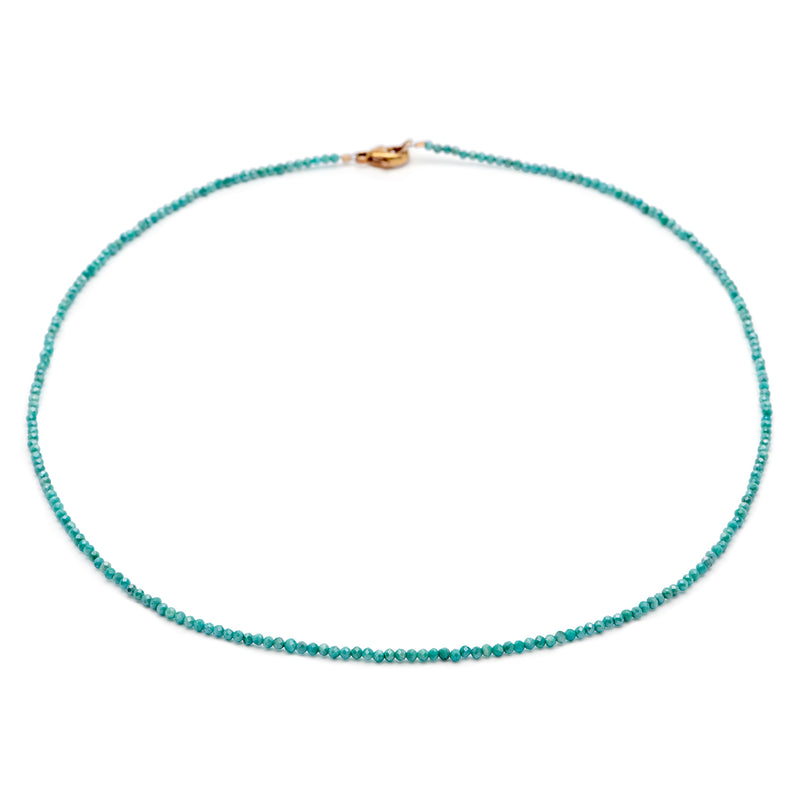 Town Necklace - Turquoise Moonstone