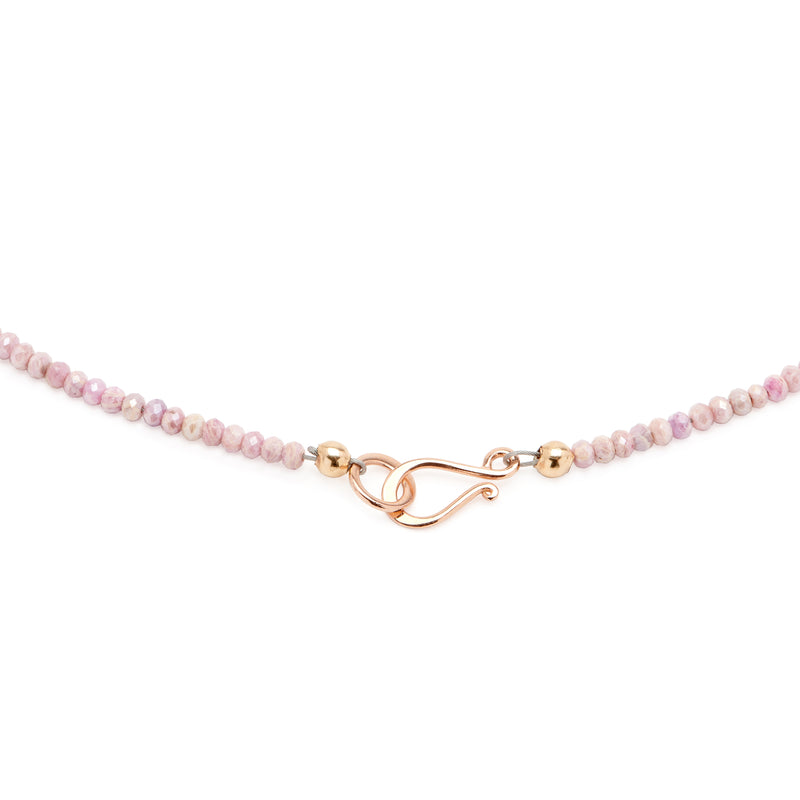 Town Necklace - Pink Moonstone