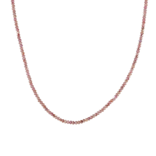 Town Necklace - Pink Moonstone