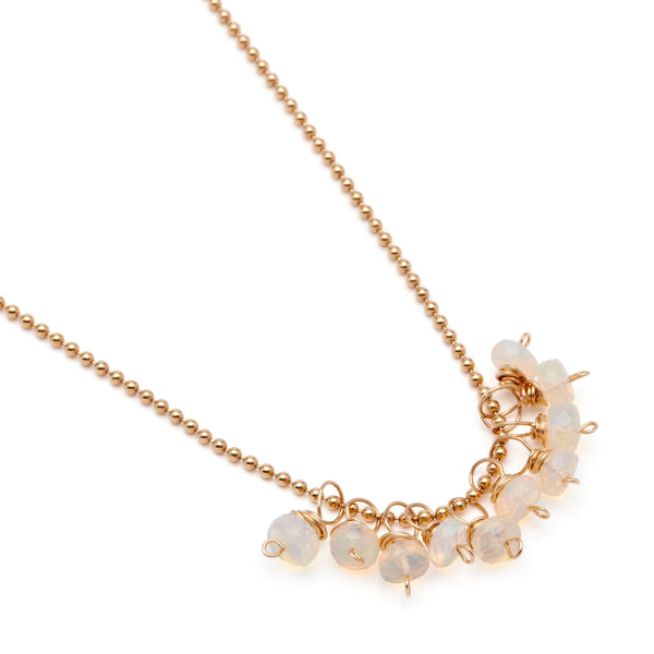 Raindrops Necklace - Opal