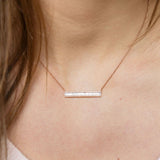 Baguette Bar Necklace - Large