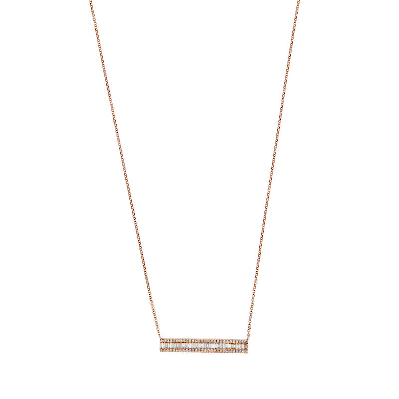 Baguette Bar Necklace - Large