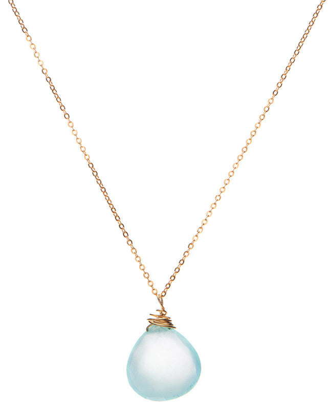 Gem Drop Necklace - Peruvian Opal