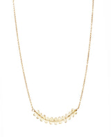 Large Bar Necklace - Champagne Citrine