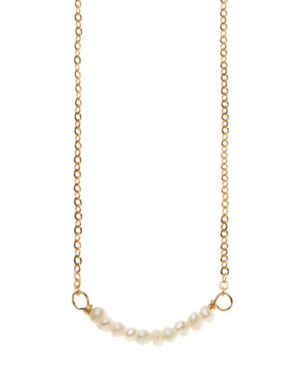 Bar Necklace - Freshwater Pearl