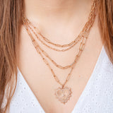 Paperclip Necklace - Rose Gold Filled
