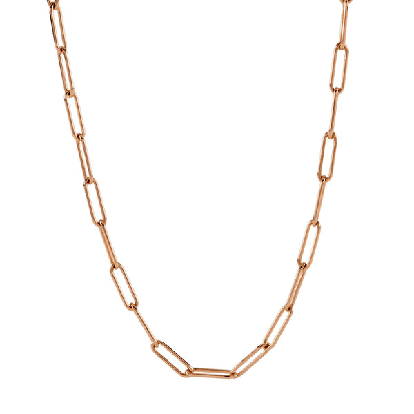 Paperclip Necklace - Rose Gold Filled