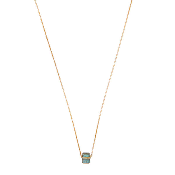 Petite City Necklace - Labradorite