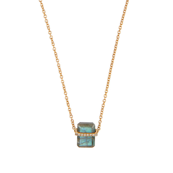 Petite City Necklace - Labradorite