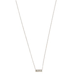 Baguette Bar Necklace - Small