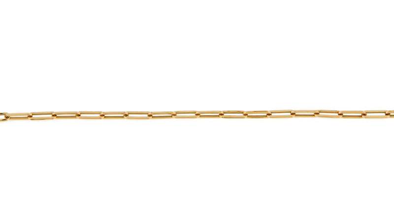 Gold Paperclip Bracelet - Small