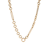 Large Gold Links Necklace - 14kYG