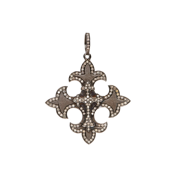 Diamond maltese cross necklace Clearance