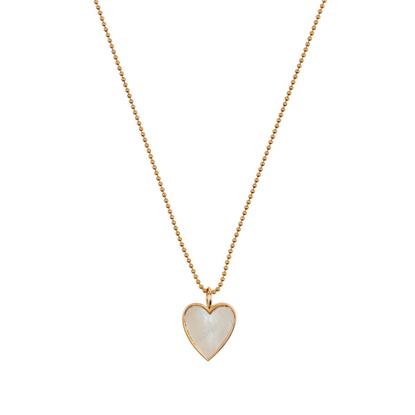 Heart Pendant - Mother of Pearl