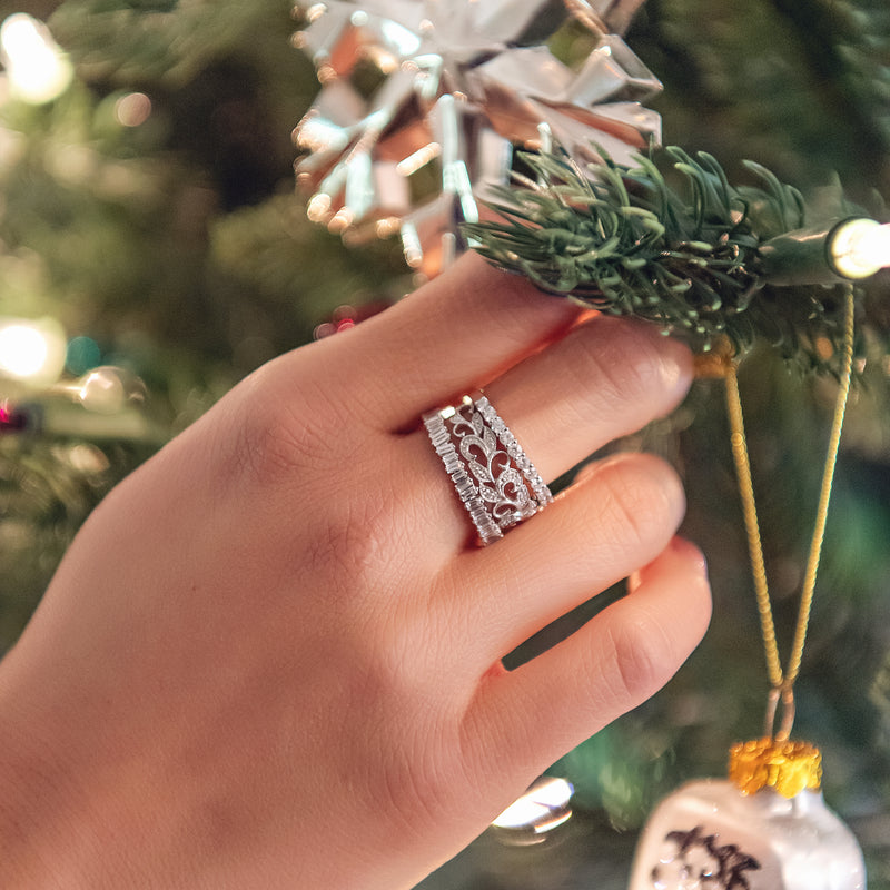Diamond Vine Ring - 14k WG