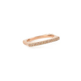 Square Diamond Ring - 14kRG