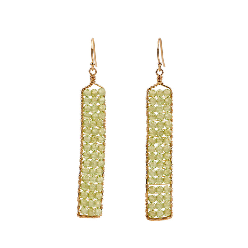 Catalina Earrings - Peridot