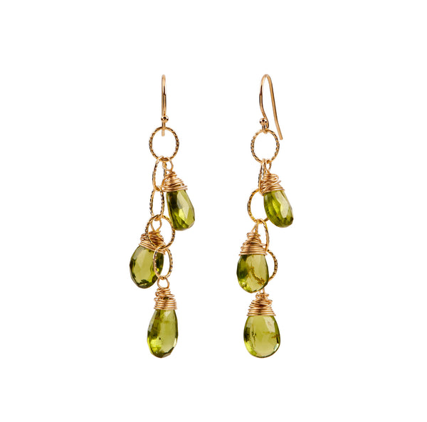 Petaluma Earrings - Peridot